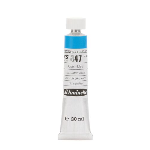 Schmincke Hks Designers Gouache - Cerulean Blue 447 -20 Ml Schmincke Hks Designers Gouache - Cerulean Blue 447 -20 Ml