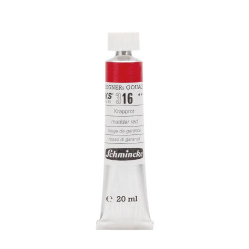 Schmincke Hks Designers Gouache - Madder Red 316 -20 Ml Schmincke Hks Designers Gouache - Madder Red 316 -20 Ml