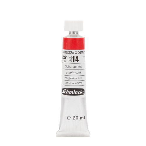 Schmincke Hks Designers Gouache - Scarlet Red 314 -20 Ml Schmincke Hks Designers Gouache - Scarlet Red 314 -20 Ml