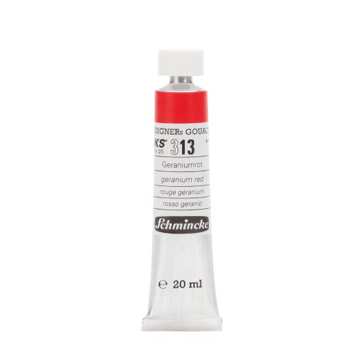 Schmincke Hks Designers Gouache - Geranium Red 313 -20 Ml Schmincke Hks Designers Gouache - Geranium Red 313 -20 Ml