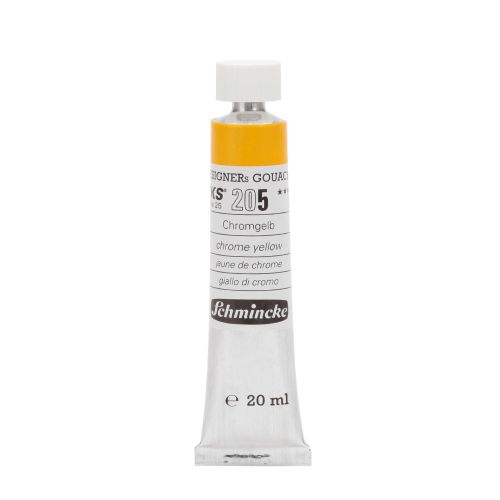 Schmincke Hks Designers Gouache - Chrome Yellow 205 -20 Ml Schmincke Hks Designers Gouache - Chrome Yellow 205 -20 Ml