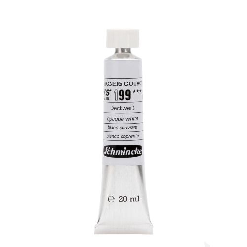 Schmincke Hks Designers Gouache - Opaque White 199 -20 Ml Schmincke Hks Designers Gouache - Opaque White 199 -20 Ml