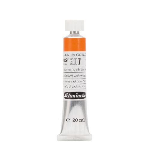 Schmincke Hks Designers Gouache - Cadmium Yellow Deep 207 -20 Ml Schmincke Hks Designers Gouache - Cadmium Yellow Deep 207 -20 Ml