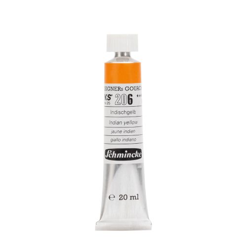 Schmincke Hks Designers Gouache - Indian Yellow 206 -20 Ml Schmincke Hks Designers Gouache - Indian Yellow 206 -20 Ml