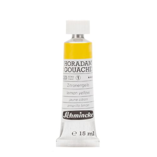 Schmincke Horadam Gouache -Lemon Yellow 220 -15 Ml