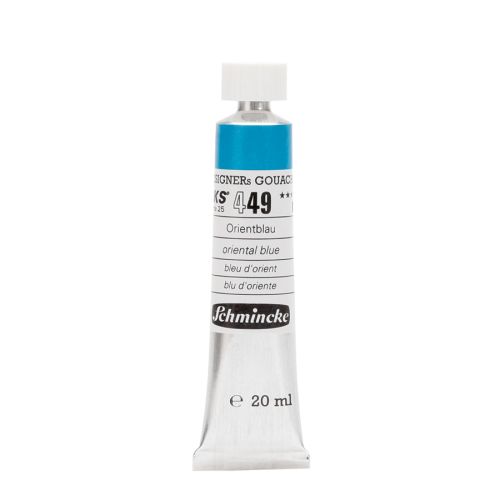 Schmincke Hks Designers Gouache - Oriental Blue 449 -20 Ml Schmincke Hks Designers Gouache - Oriental Blue 449 -20 Ml