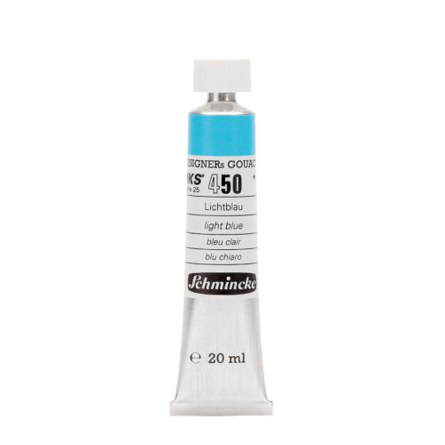 Schmincke Hks Designers Gouache - Light Blue 450 -20 Ml Schmincke Hks Designers Gouache - Light Blue 450 -20 Ml