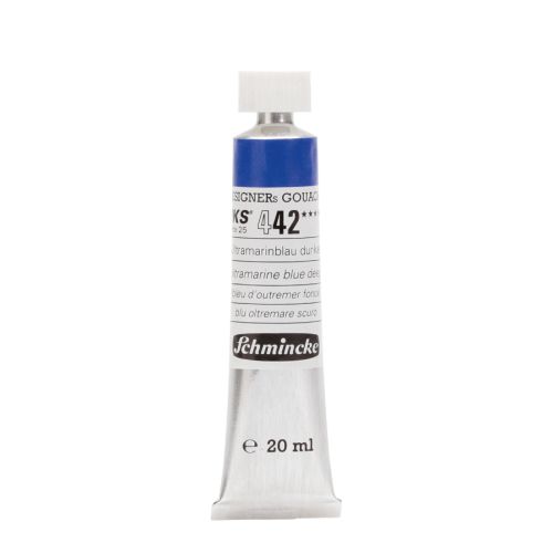 Schmincke Hks Designers Gouache - Ultramarine Blue Deep 442 -20 Ml Schmincke Hks Designers Gouache - Ultramarine Blue Deep 442 -20 Ml