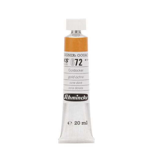 Schmincke Hks Designers Gouache - Gold Ochre 672 -20 Ml Schmincke Hks Designers Gouache - Gold Ochre 672 -20 Ml