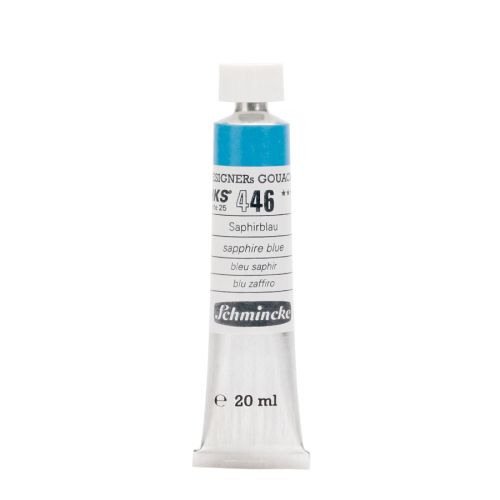 Schmincke Hks Designers Gouache - Sapphire Blue 446 -20 Ml Schmincke Hks Designers Gouache - Sapphire Blue 446 -20 Ml