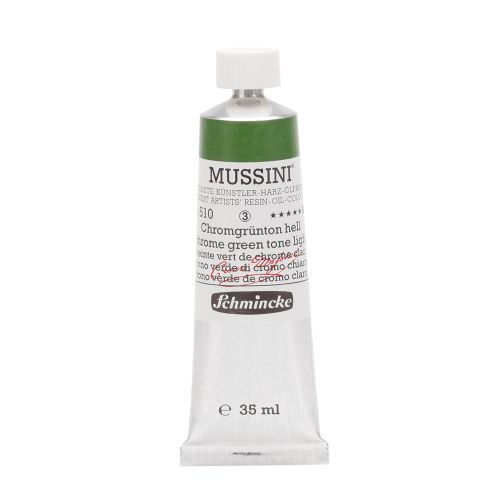 Schmincke Mussini Chrome Green Hue Light 510 Oil Paint 35 Ml Schmincke Mussini Chrome Green Hue Light 510 Oil Paint 35 Ml