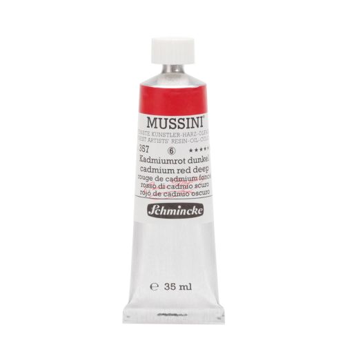 Schmincke Mussini Cadmium Red Deep 357 Oil Paint 35 Ml
