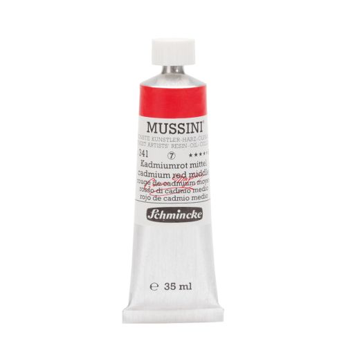 Schmincke Mussini Cadmium Red Middle 341 Oil Paint 35 Ml