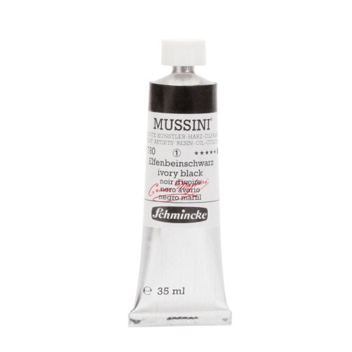 Schmincke Mussini Ivory Black 780 Oil Paint 35 Ml Schmincke Mussini Ivory Black 780 Oil Paint 35 Ml