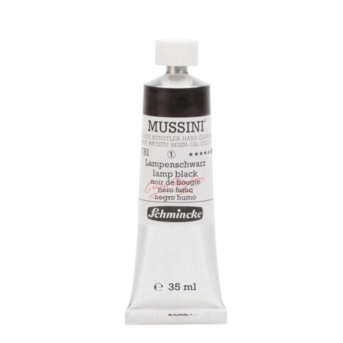Schmincke Mussini Lamp Black 781 Oil Paint 35 Ml Schmincke Mussini Lamp Black 781 Oil Paint 35 Ml