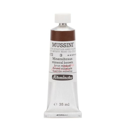 Schmincke Mussini Mineral Brown 672 Oil Paint 35 Ml Schmincke Mussini Mineral Brown 672 Oil Paint 35 Ml