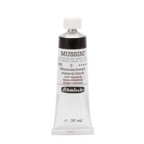 Schmincke Mussini Mineral Black 783 Oil Paint 35 Ml Schmincke Mussini Mineral Black 783 Oil Paint 35 Ml