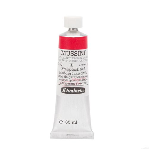 Schmincke Mussini Madder Lake Dark 346 Oil Paint 35 Ml Schmincke Mussini Madder Lake Dark 346 Oil Paint 35 Ml