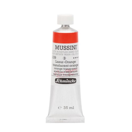 Schmincke Mussini Translucent Orange 239 Oil Paint 35 Ml Schmincke Mussini Translucent Orange 239 Oil Paint 35 Ml
