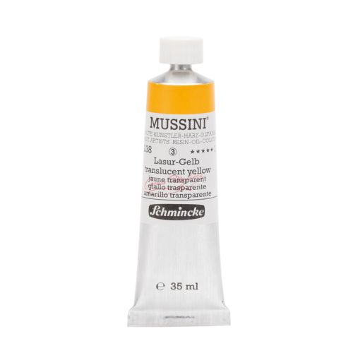Schmincke Mussini Translucent Yellow 238 Oil Paint 35 Ml Schmincke Mussini Translucent Yellow 238 Oil Paint 35 Ml