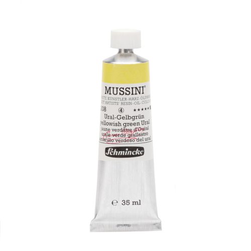 Schmincke Mussini Yellowish Green Ural 208 Oil Paint 35 Ml Schmincke Mussini Yellowish Green Ural 208 Oil Paint 35 Ml
