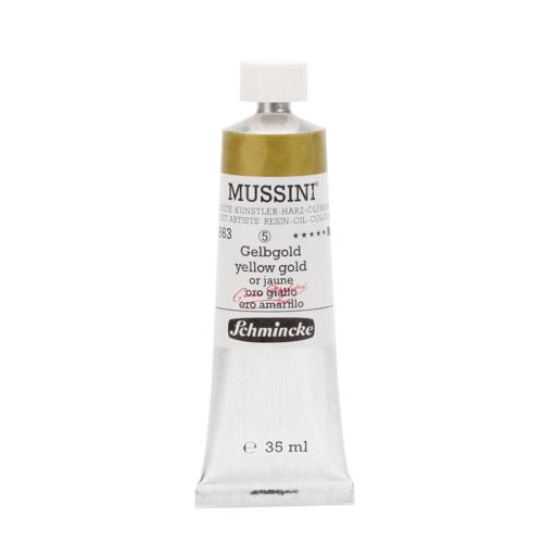 Schmincke Mussini Mussini Yellow Gold 863 Oil Paint 35 Ml Schmincke Mussini Mussini Yellow Gold 863 Oil Paint 35 Ml