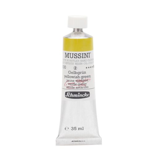 Schmincke Mussini Yellowish Green 530 Oil Paint 35 Ml Schmincke Mussini Yellowish Green 530 Oil Paint 35 Ml