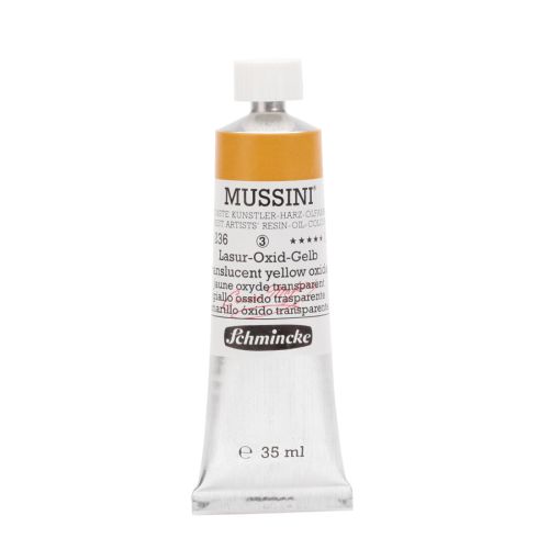 Schmincke Mussini Translucent Yellow Oxide 236 Oil Paint 35 Ml Schmincke Mussini Translucent Yellow Oxide 236 Oil Paint 35 Ml