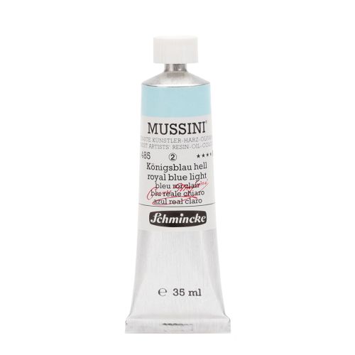 Schmincke Mussini Royal Blue Light 485 Oil Paint 35 Ml Schmincke Mussini Royal Blue Light 485 Oil Paint 35 Ml