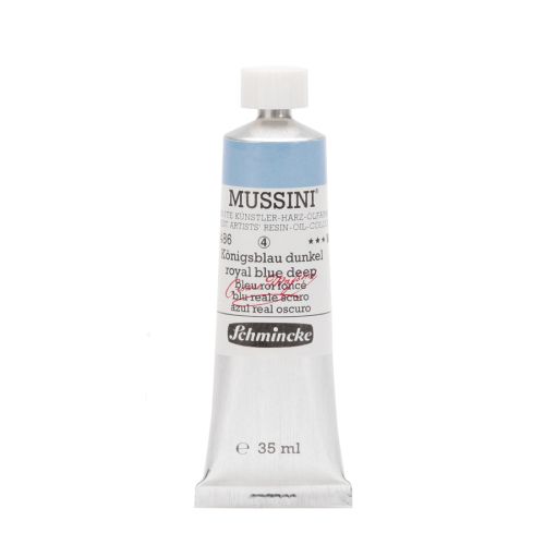 Schmincke Mussini Royal Blue Deep 486 Oil Paint 35 Ml Schmincke Mussini Royal Blue Deep 486 Oil Paint 35 Ml