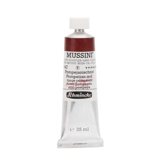 Schmincke Mussini Pompe IIan Red 647 Oil Paint 35 Ml Schmincke Mussini Pompe IIan Red 647 Oil Paint 35 Ml