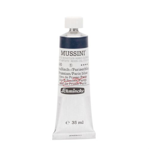 Schmincke Mussini Prussian Paris Blue 490 Oil Paint 35 Ml Schmincke Mussini Prussian Paris Blue 490 Oil Paint 35 Ml