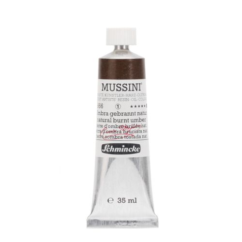 Schmincke Mussini Natural Burnt Umber 666 Oil Paint 35 Ml Schmincke Mussini Natural Burnt Umber 666 Oil Paint 35 Ml