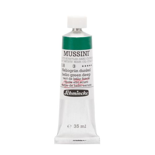 Schmincke Mussini Helio Green Deep 518 Oil Paint 35 Ml Schmincke Mussini Helio Green Deep 518 Oil Paint 35 Ml