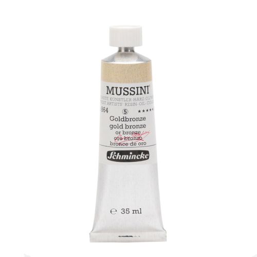 Schmincke Mussini Gold Bronze 864 Oil Paint 35 Ml Schmincke Mussini Gold Bronze 864 Oil Paint 35 Ml