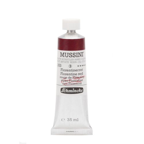 Schmincke Mussini Florentine Red 353 Oil Paint 35 Ml Schmincke Mussini Florentine Red 353 Oil Paint 35 Ml