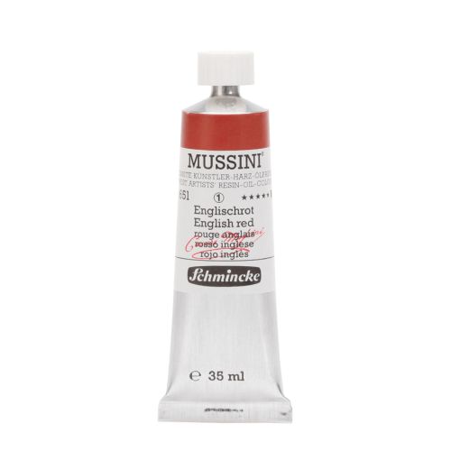 Schmincke Mussini English Red 651 Oil Paint 35 Ml Schmincke Mussini English Red 651 Oil Paint 35 Ml