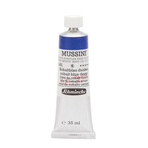 Schmincke Mussini Cobalt Blue Deep 481 Oil Paint 35 Ml Schmincke Mussini Cobalt Blue Deep 481 Oil Paint 35 Ml