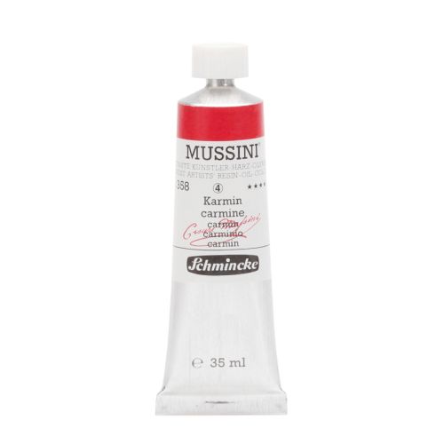 Schmincke Mussini Carmine 358 Oil Paint 35 Ml