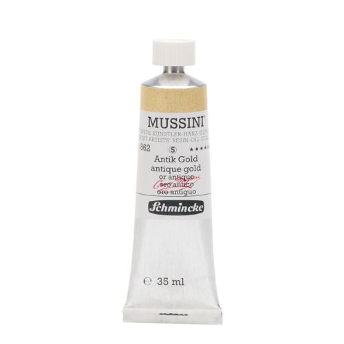 Schmincke Mussini Antique Gold 862 Oil Paint 35 Ml