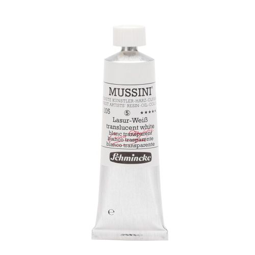 Schmincke Mussini Translucent White Oil Paint 35 Ml Schmincke Mussini Translucent White Oil Paint 35 Ml