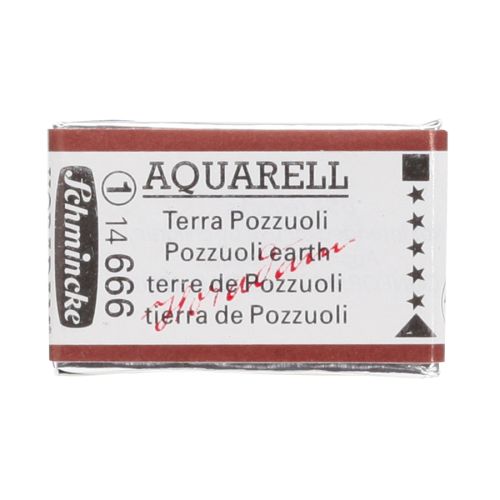 Schmincke H Aquarell 1/1 Tab Pozzuoli Earth 666 Watercolor Schmincke H Aquarell 1/1 Tab Pozzuoli Earth 666 Watercolor