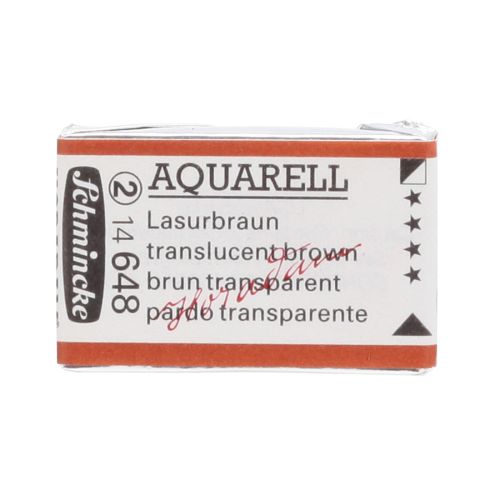 Schmincke H Aquarell 1/1 Tab Translucent Brown 648 Suluboya Schmincke H Aquarell 1/1 Tab Translucent Brown 648 Suluboya