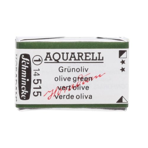 Schmincke H Aquarell 1/1 Tab Olive Green 515 Watercolor Schmincke H Aquarell 1/1 Tab Olive Green 515 Watercolor