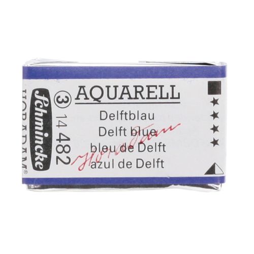 Schmincke H Aquarell 1/1 Tab Delft Blue 482 Suluboya