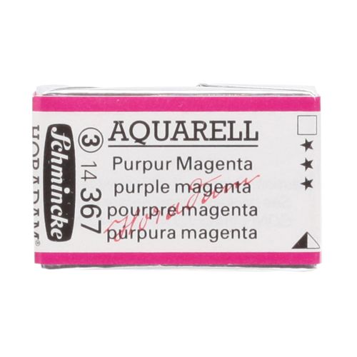 Schmincke H Aquarell 1/1 Tab Purple Magenta 367 Watercolor Schmincke H Aquarell 1/1 Tab Purple Magenta 367 Watercolor