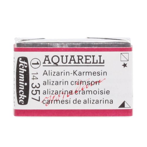 Schmincke H Aquarell 1/1 Tab Alizarin Crimson 357 Suluboya Schmincke H Aquarell 1/1 Tab Alizarin Crimson 357 Suluboya