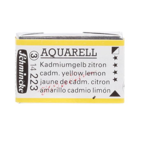 Schmincke H. Aquarell 1/1 Tab Cadmium Yellow Lemon 223 Suluboya