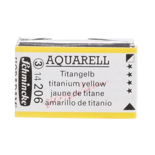 Schmincke H Aquarell 1/1 Tab Titanium Yellow 206 Suluboya Schmincke H Aquarell 1/1 Tab Titanium Yellow 206 Suluboya