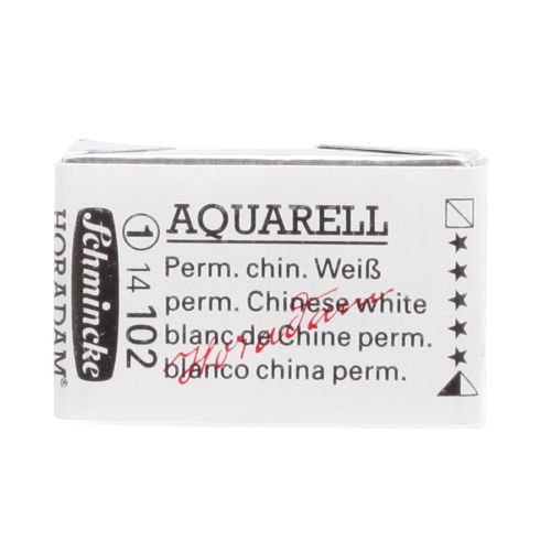 Schmincke H Aquarell 1/1 Tab Permanent Chinese White 102 Watercolor Schmincke H Aquarell 1/1 Tab Permanent Chinese White 102 Watercolor
